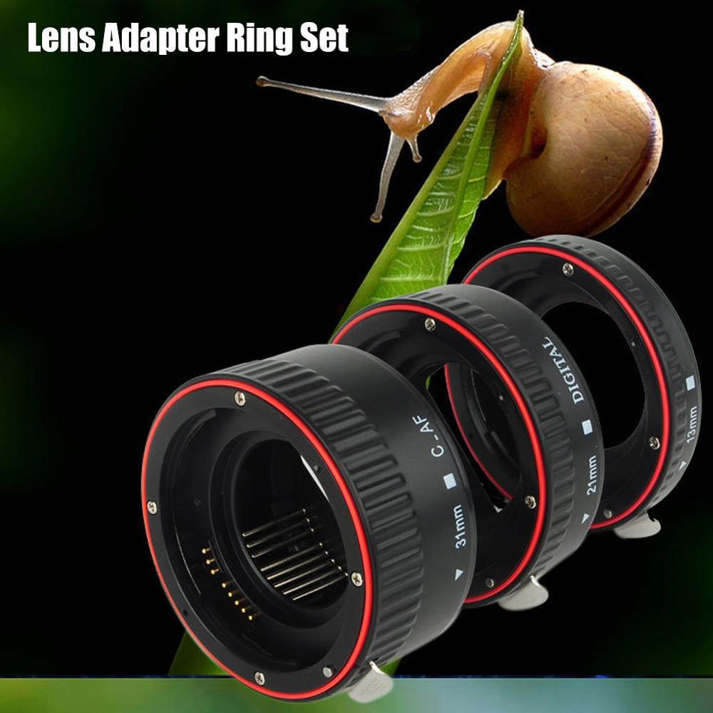 Auto Focusing Macro Extension Lens Adapter Tube Rings Set 13/21/31mm Camera Lens for Canon for EOS EF Mount Accessories