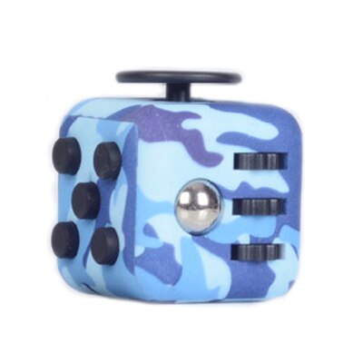 Finger Fidget Toy Anxiety Stress Relief Dice Sensory Toy For Adult / Kids Decompression Adhd Special Needs Autism Toy With Box: B