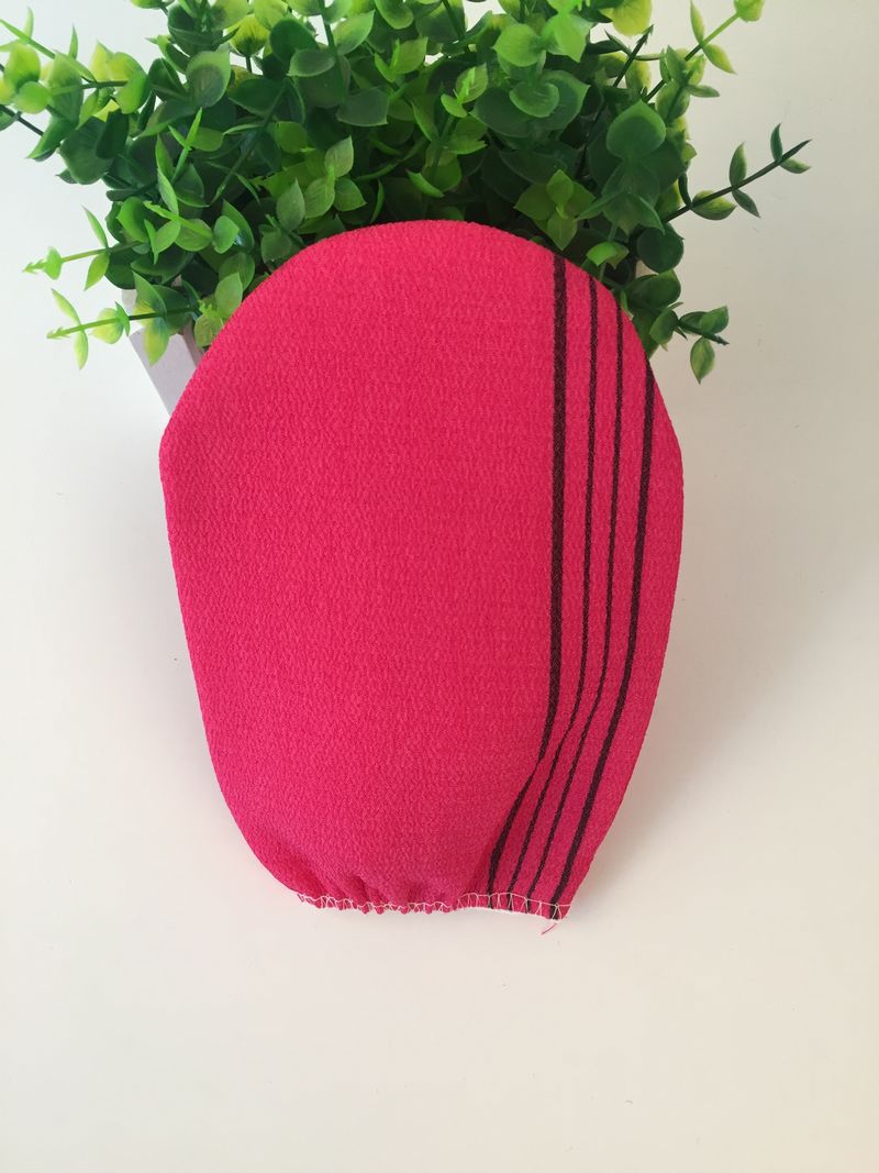 Italië Handdoek Korea Handschoen Viscose Scrub Mitt Body Scrub Handschoen Kessa Mitt Exfoliating Tan Handschoen: Rood