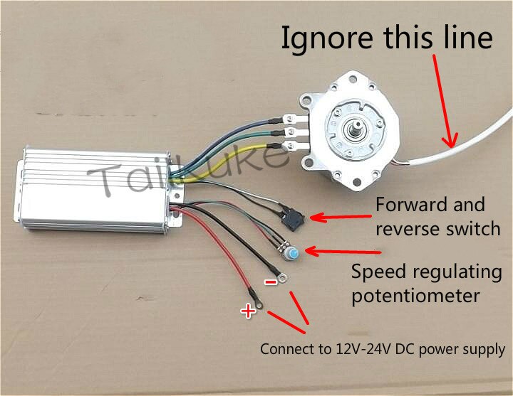 DC12V-24V Brushless Motor Controller High Power Brushless Motor Driver 360W-700W 30A