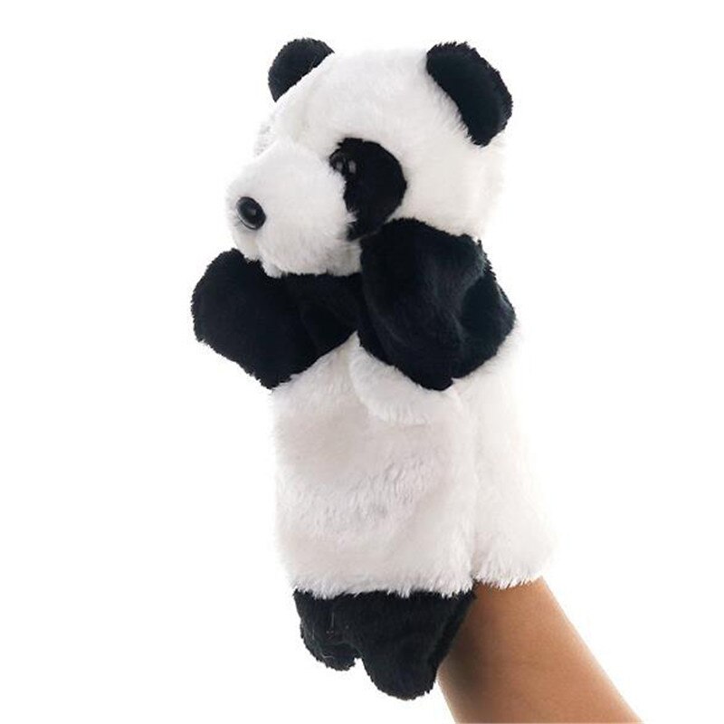 Animal Panda Hand Puppet Baby Kindergarten Cute soft Hand Puppets funny toys Kids Plush Doll Educational Toy