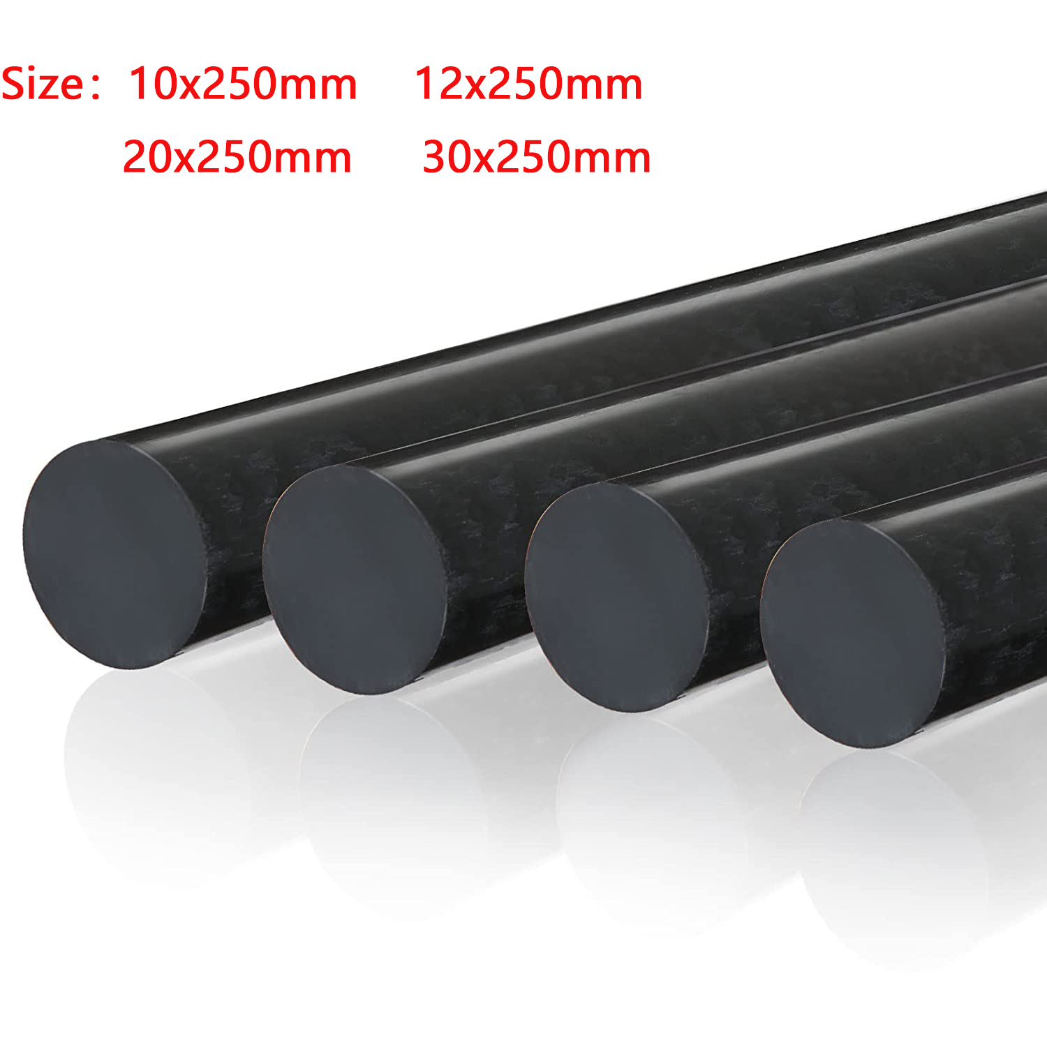Nylon 6 PA6 round rods bars plastic