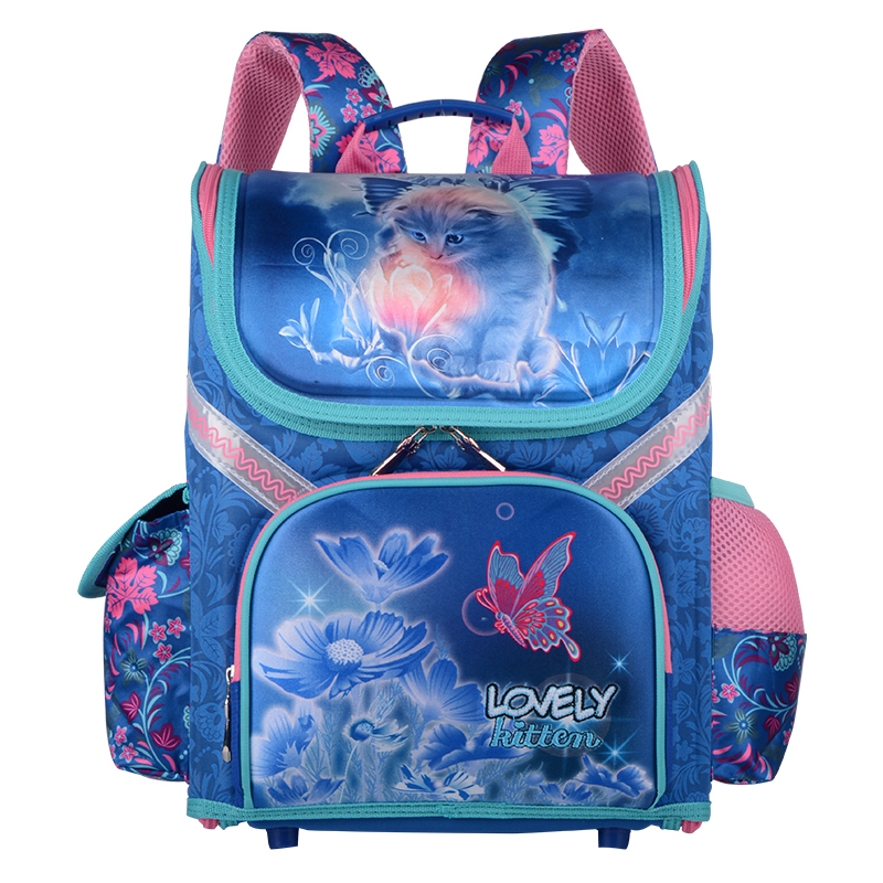 Cartoon1-5 Grade School Bags Backpack For Girls Boys Football Children Orthopedic EVA Backpack Mochila Infantil