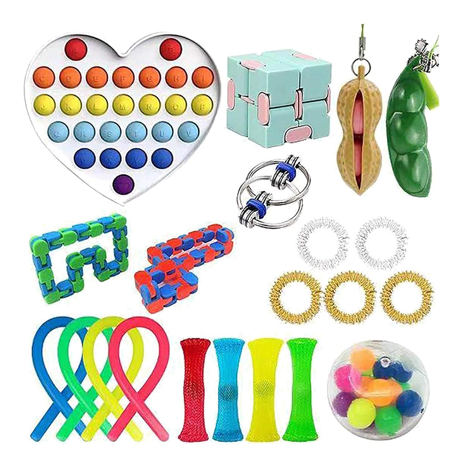 Fidget Toys Anti-Stress Set Stretchy Strings Pop-I... – Grandado