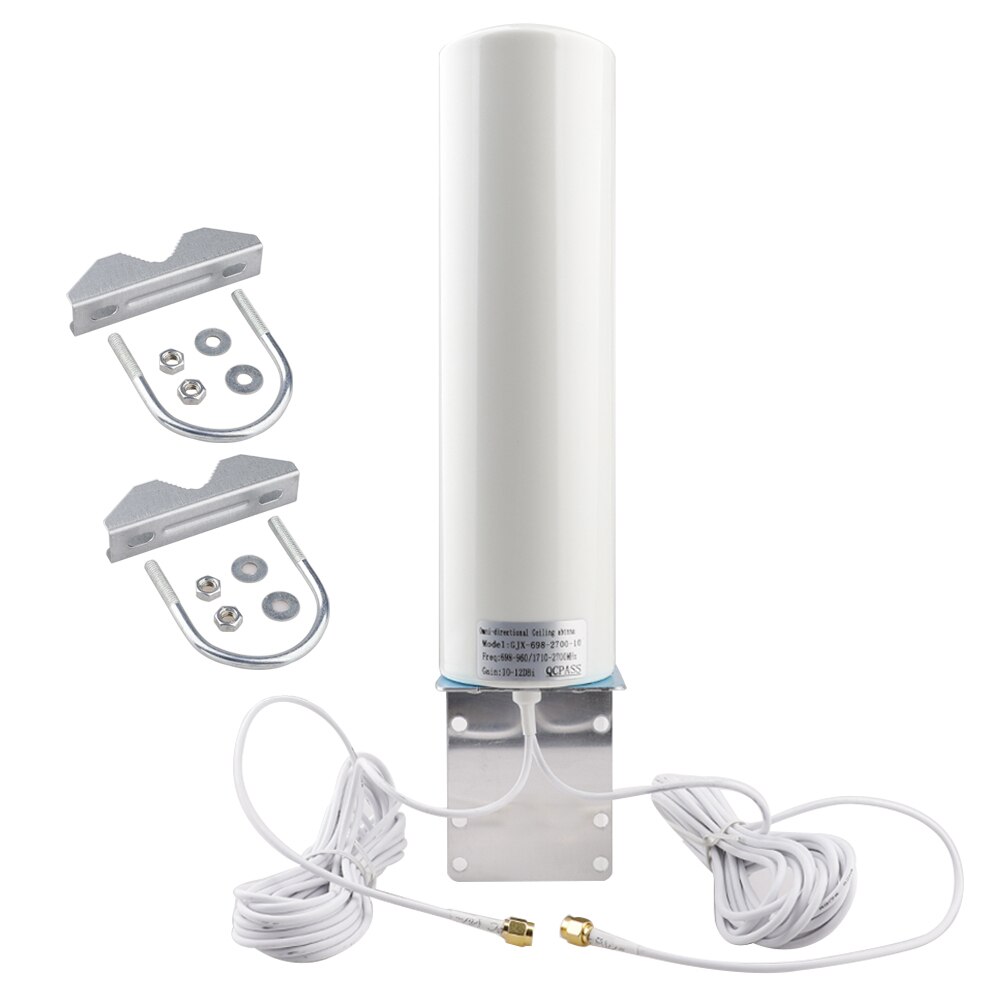 Antena WiFi CRC9 4G LTE, antena SMA 12dBi antenne 3G TS9 macho 5m, cable dual 2,4 GHz para Huawei B315 E8372 E3372 ZTE routers: SMA Male