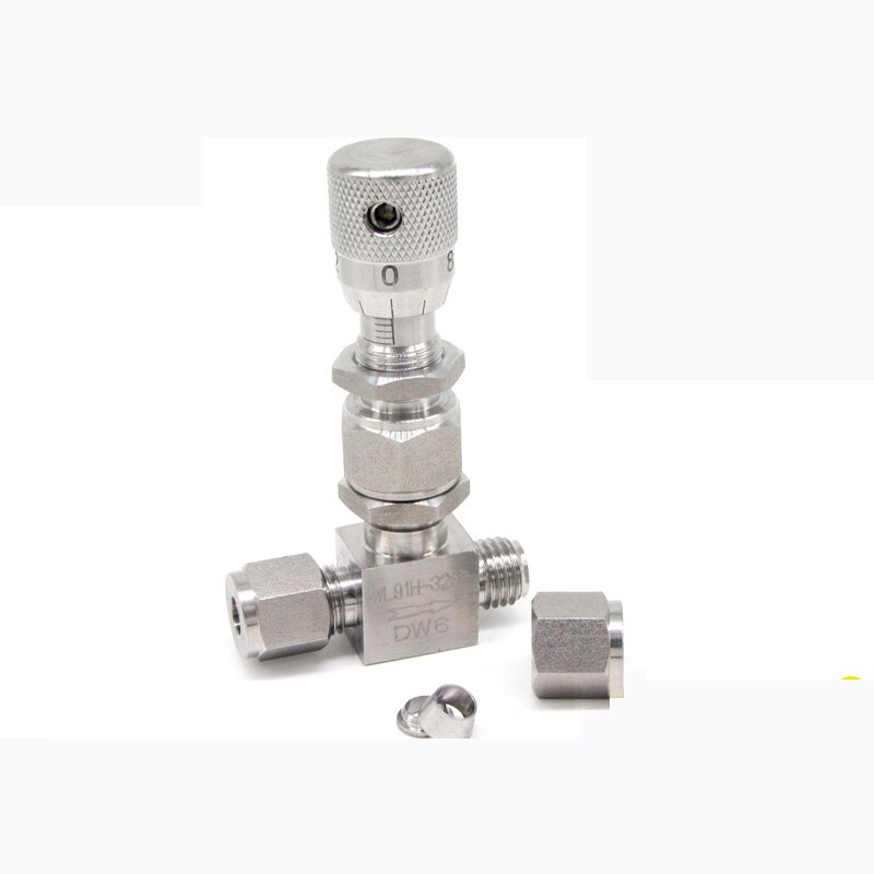 Stainless Steel 304 Needle Valve DW3 6 Micro Adjus... – Grandado