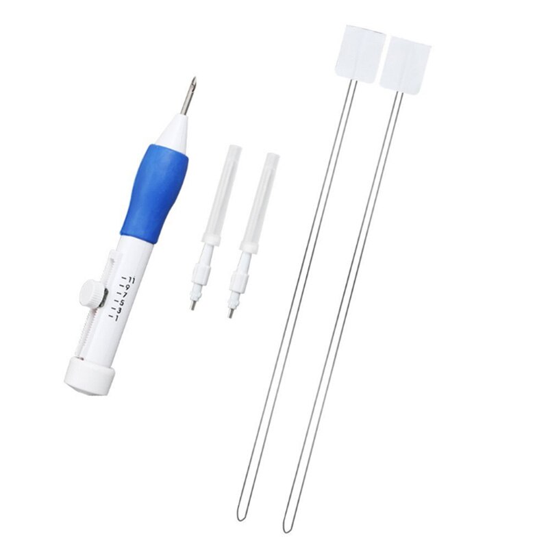 Magic DIY Hand Embroidery Pen Patch Knitting Sewing Tool Kit Punch Needle embroidery thread embroidery threads mulina hilos