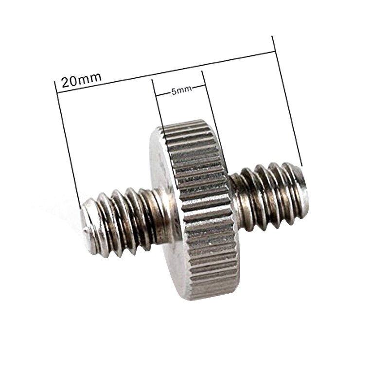 1/4 Inch Schroef 1/4 "Schroef 1/4" Tot 3/8 "Schroef Adapter For A Camera Beugel Statief Aluminium Monopod quick Release Plaat