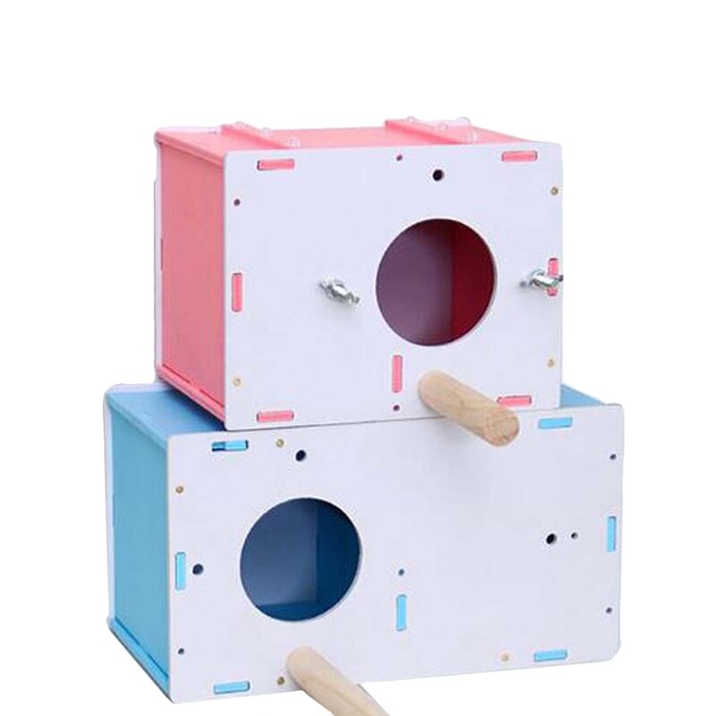 Pet Bird Breeding Box Parakeet Budgie Cockatiel Breeding Box Nest Box Nest Isolation Birdhouse