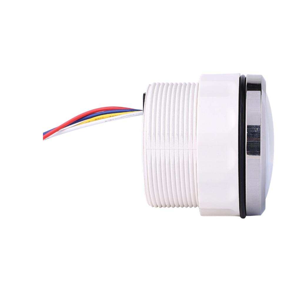 Jauge universelle de niveau de carburant pour bateau, 2 &quot;, 52mm, affichage LED noir
