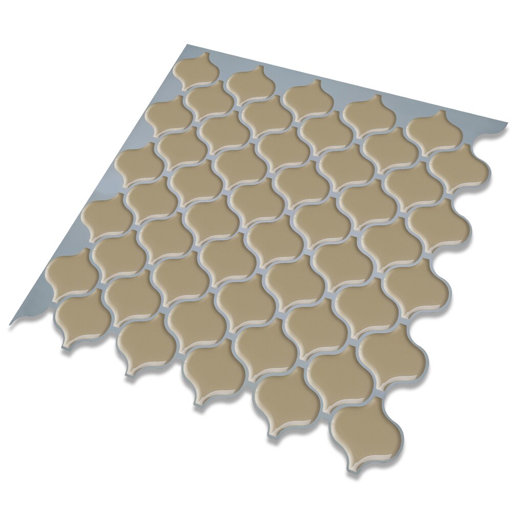 3d mosaik vinyl køkken peel and stick backsplash selvklæbende tapet klistermærke flise  - 1 ark