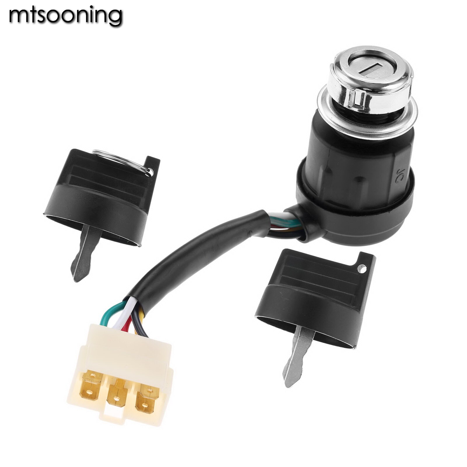 mtsooning 5 Wires Ignition Key Switch 3 Positions On Off Start Univerial For Chinese Portable Diesel Generator Engine