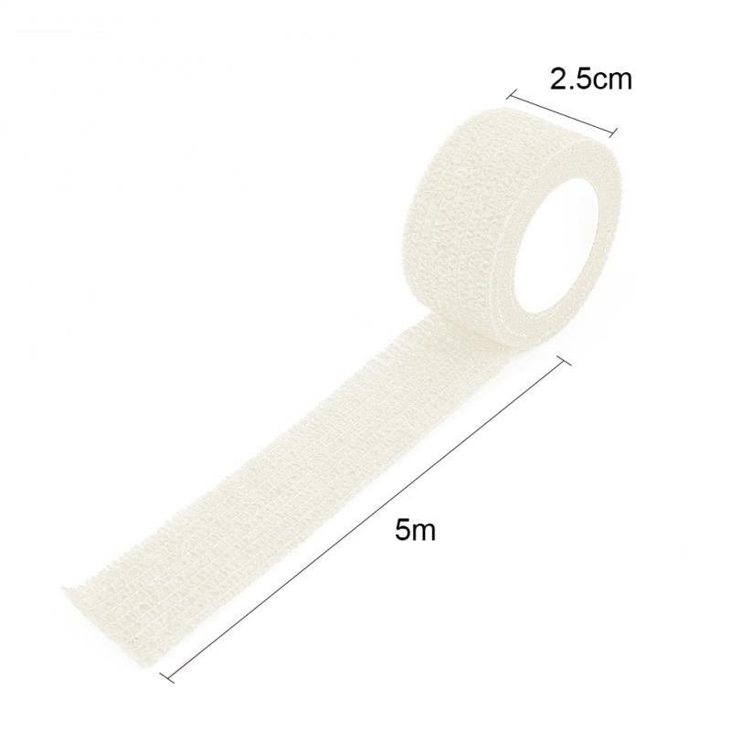 5M Hansaplast Kleurrijke Sport Tapes Kinesio Pleister Elastische Bandage Wrap Tape Voor Fitness Vinger Enkel Palm Hansaplast: WHITE