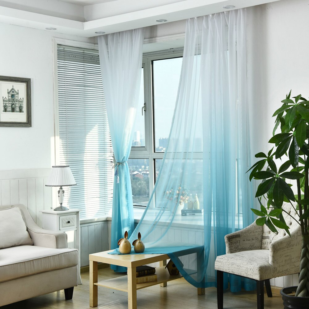 Schabracken Tüll Schleier Tür Fenster Vorhang Drapieren Tafel schier Schal Teiler Für Wohnzimmer sterben Zimmer Vorhänge Dekorative #008
