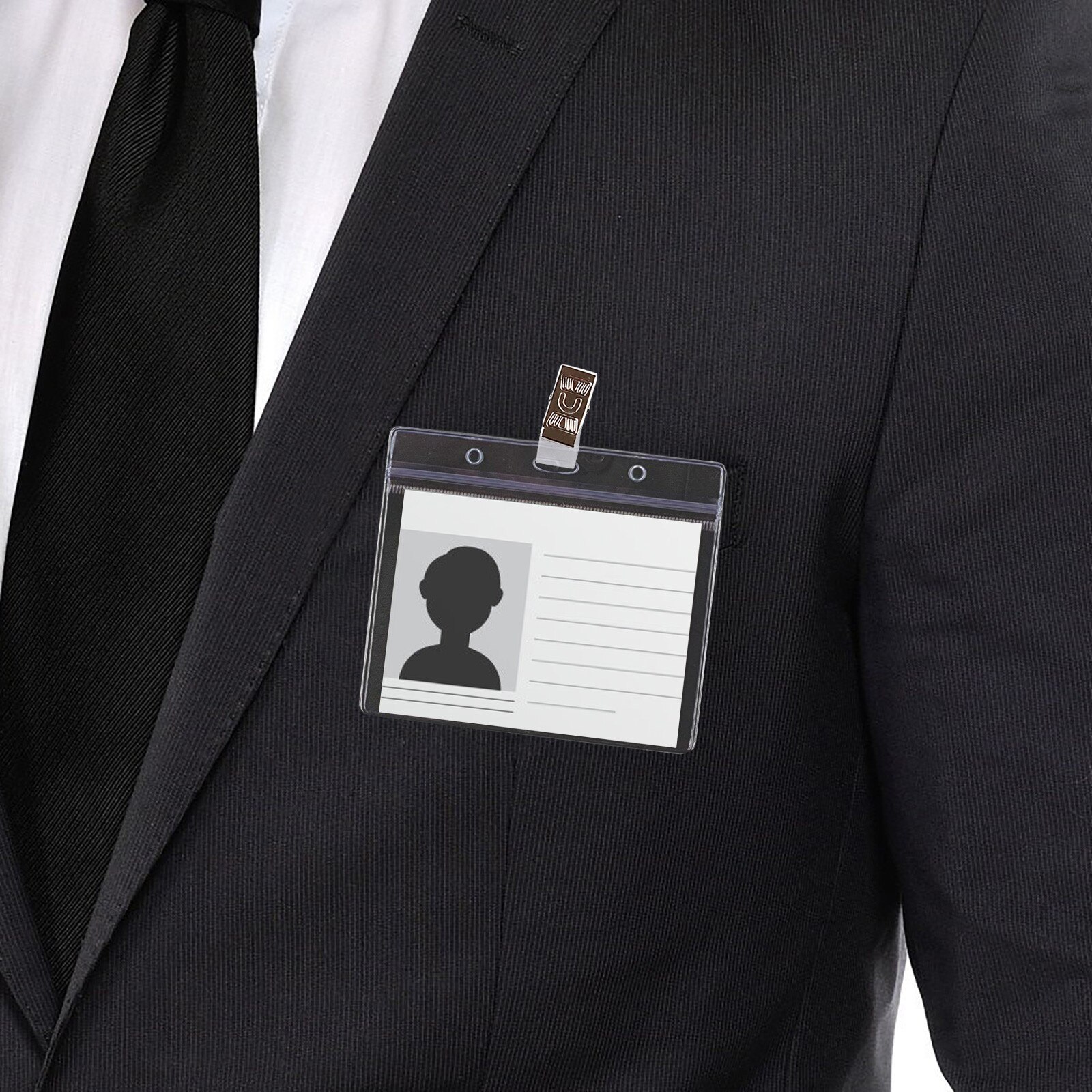 50pc Clear Vaccination Card Protector Vaccine Card 4x3 Protective Waterproof PVC Health Card Case for CDC Immunization Badge