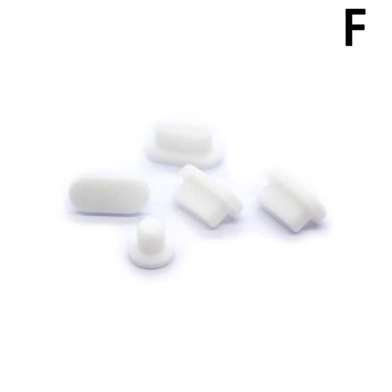 Soft Silicon Voor Macbook Air 13 M1 Chip A2337 Air 13 A2179 Stof Plug Usb-poorten Anti-Stof Plug 2 Pak/partij: F