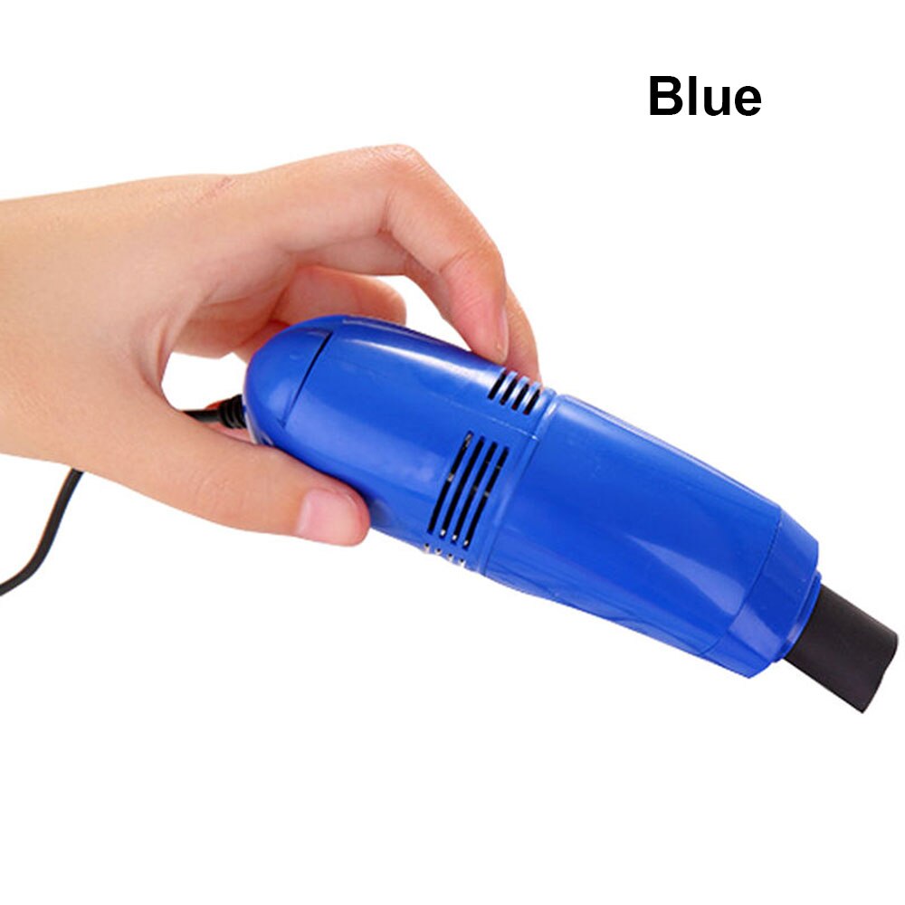 Limpiador de teclado Mini USB para ordenador, cepillo para ordenador portátil, Kit de limpieza de polvo para portátil, escritorio, teclados de computadoras, nueva: Blue