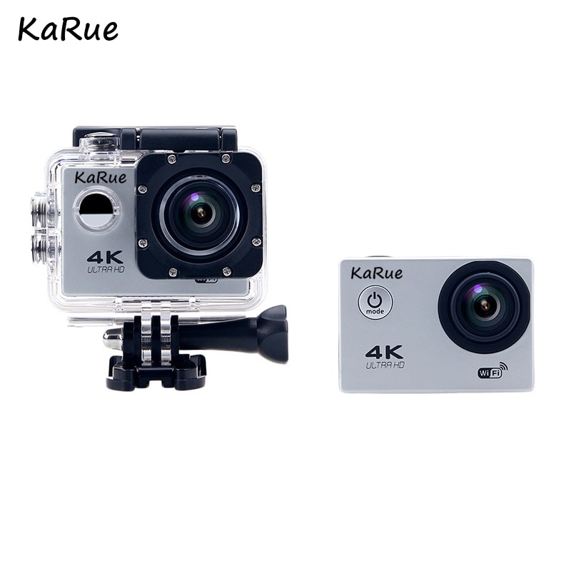 KaRue F60/F60R Action Camera Underwater Ultra HD 4K WiFi 30M Outdoor Sports Camera 2.0" LCD 1080p 60fps Camera Free S