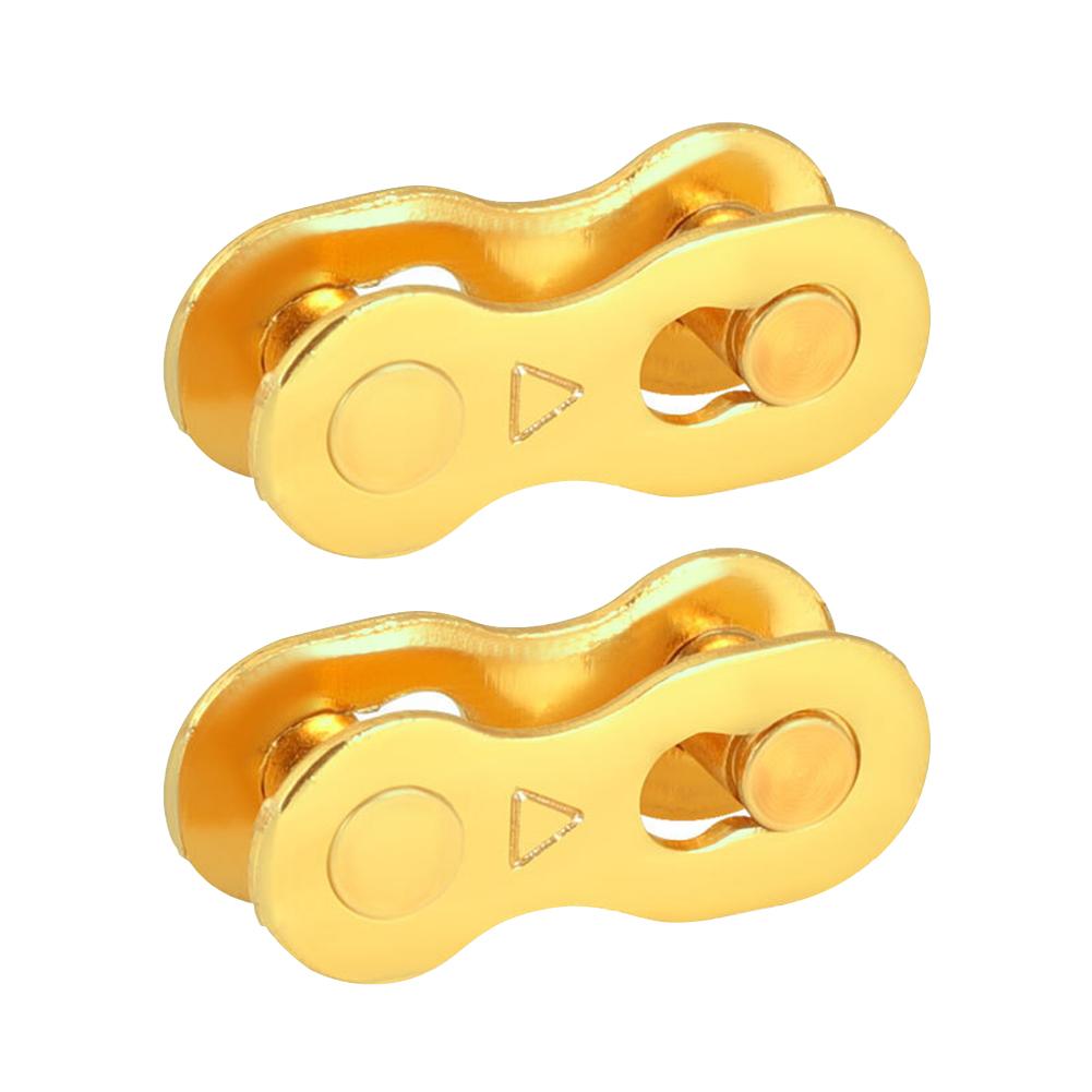 Durable Chain Link Connector Joints Portable 2pcs Bicycle Chain Connector Lock Quick Link MTB Road Bike Magic Buckle Parts: F