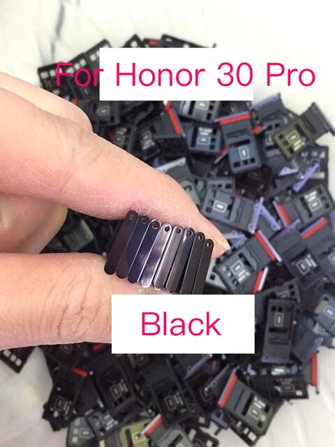 Per Huawei Honor 30 Pro custodia per telefono originale adattatore per vassoio SIM supporto per vassoio per scheda Micro SD: Black