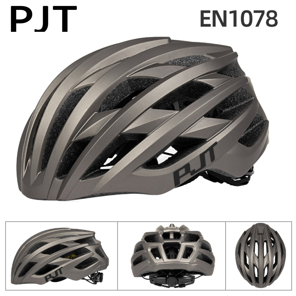PJT Bicycle Helmet Men's Ultralight Taillight LED MTB Road Bike Helmet Cycling Motorcycle Electric Scooter Safty Cycling Helmet: dark blue