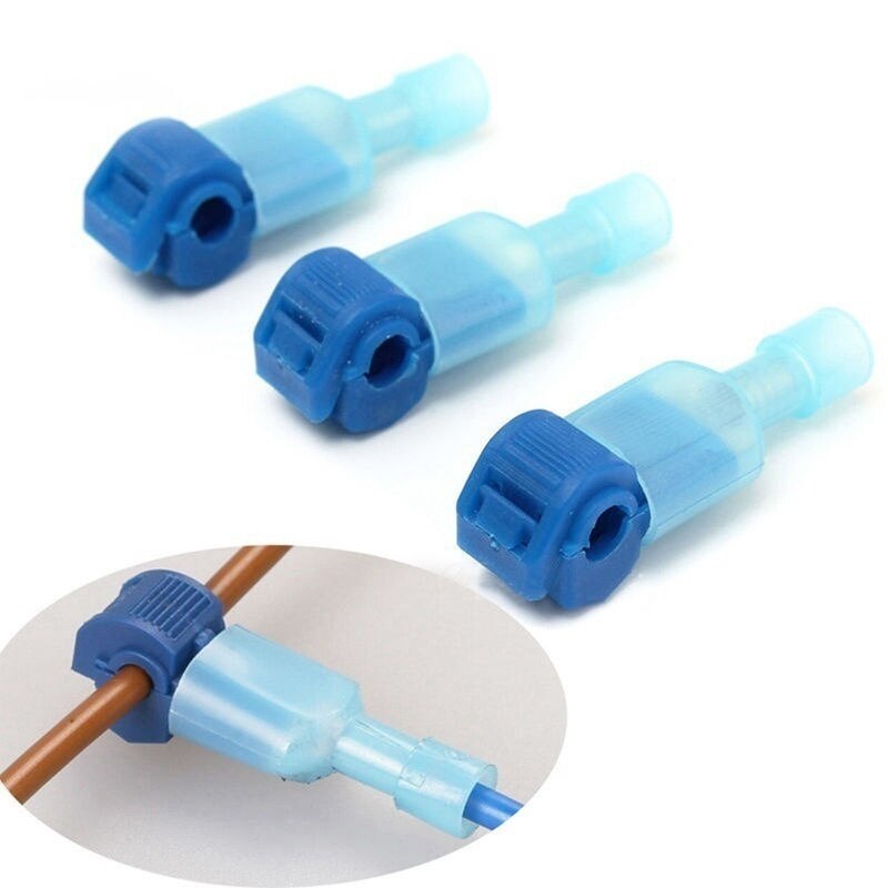 20/40Pcs Quick Elektrische Kabel Connectors Snap Splice Lock Draad Terminals Crimp Straight Lock Krimpen Wire Connector