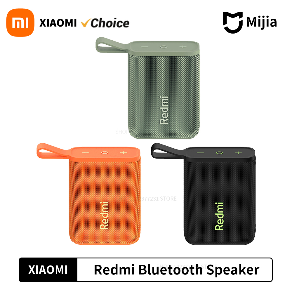 Xiaomi Redmi Altavoz Bluetooth portátil al aire libre IP67 estéreo potente caja de sonido BT5.3 RGB doble emparejamiento TWS conectividad colorida