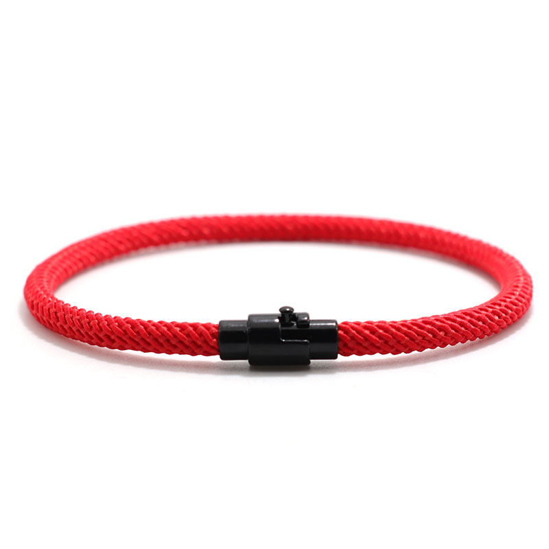en pulsera para Hombre, cuerda minimalista, Micro pulsera magnética para Hombre, cordón a juego, accesorios para Festival de novio, Pulseras para Hombre: Bronce antiguo plateado