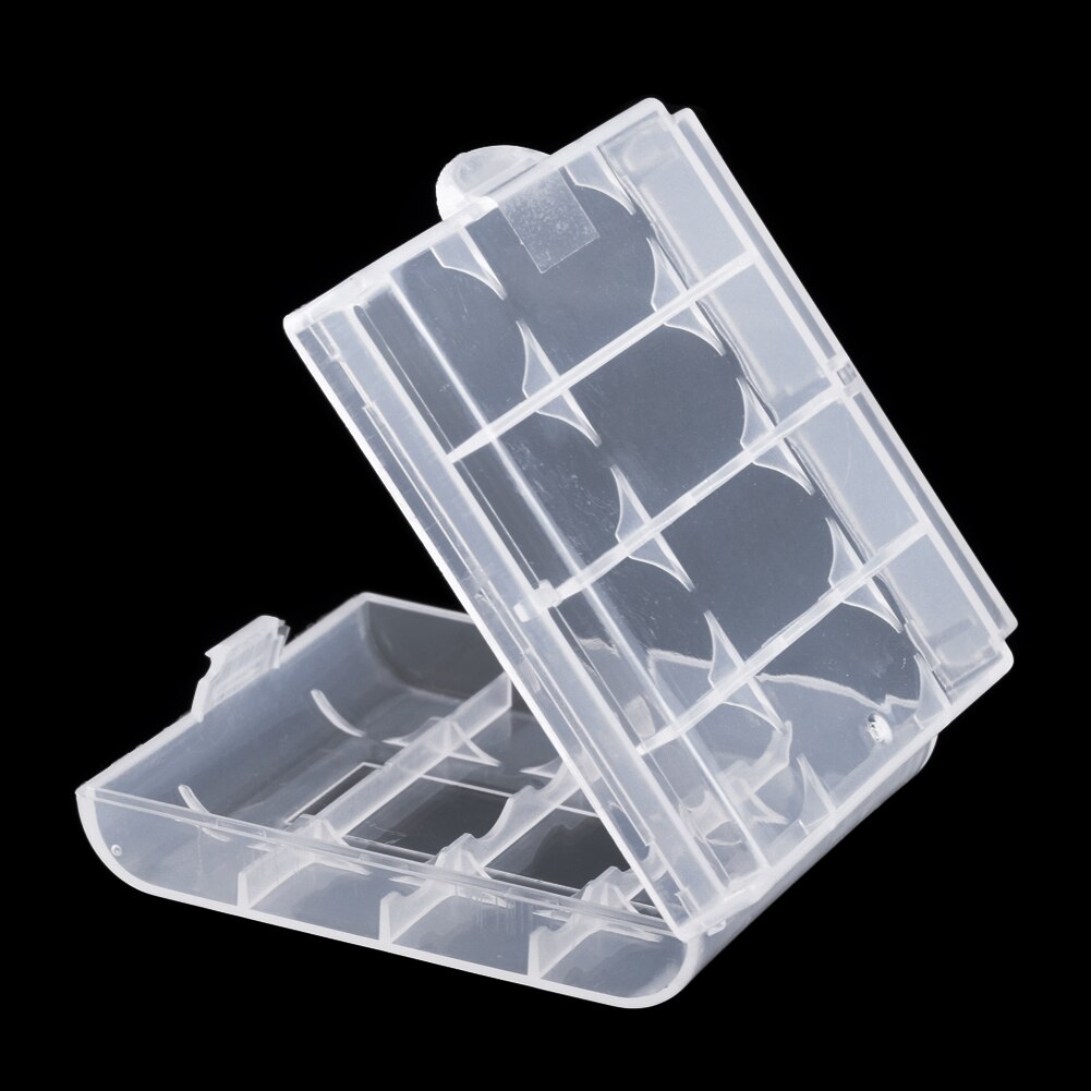 2/4/8Pcs Cassa del Supporto di Plastica Scatola di Immagazzinaggio Della Copertura per il 10440 14500 AA AAA Contenitore di Batteria Contenitore sacchetto di Caso Dell&#39;organizzatore Della Cassa Della Scatola