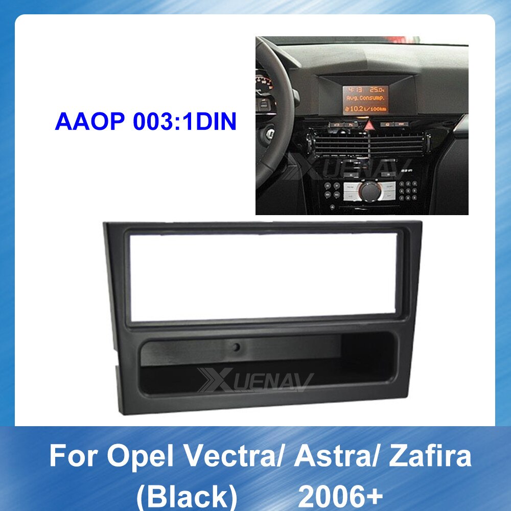 Autoradio Fascia Voor Opel Vectra Astra Zafira 2006 + Zwarte Auto Inbouwen Stereo Dvd Cd-speler Audio Frame Panel dash Trim Kit