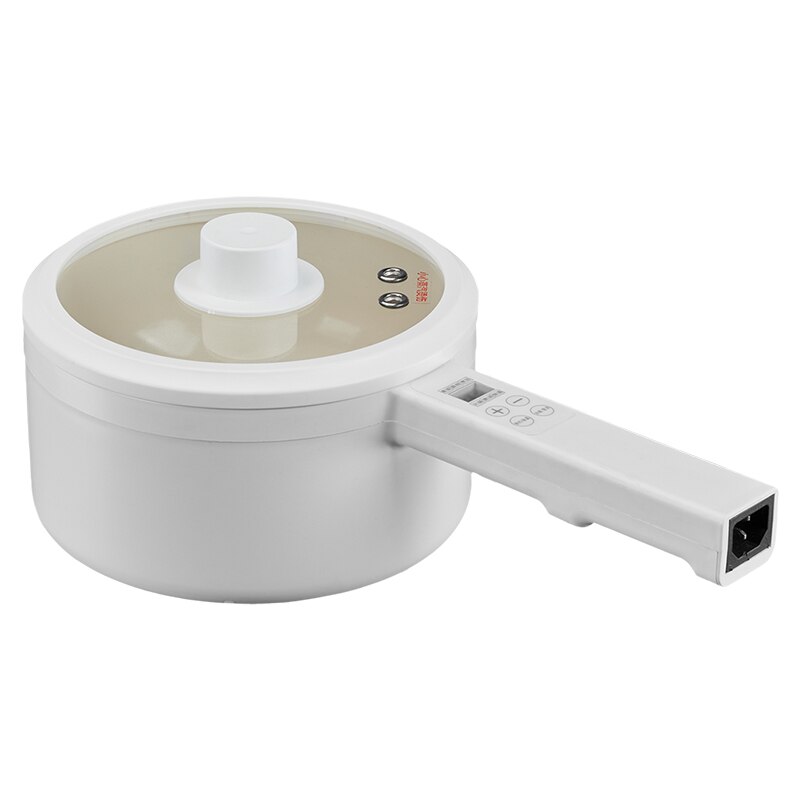 220V Electric Multi Cooker Household Mini Cooking Pot Noodles Soup Stew Steam Fry Skillet School Office Pot Non-Stick Liner