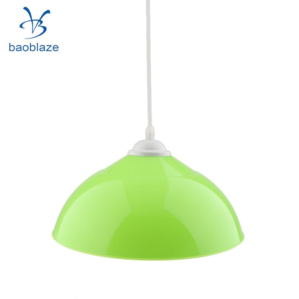 Semi-circular Ceiling Light Shade Cover Pendant Lampshade Fixture Green