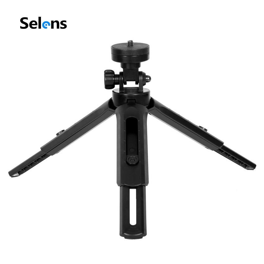 Selens Mini Tripod Folding PortableTable Stand Grip Gimble Stabilizer for Digital Camera DSLR Video Vlog Camcorder Phone Tripod