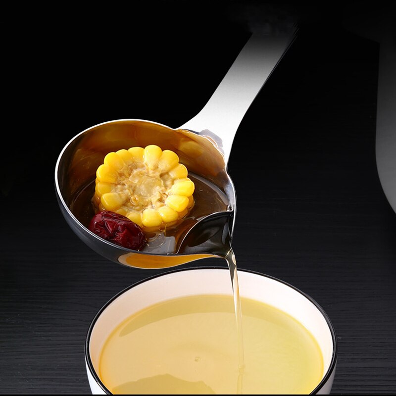 Utensilios de cocina de acero inoxidable 304, cuchara de sopa con filtro de aceite, escurridor, accesorios, utensilios de cocina