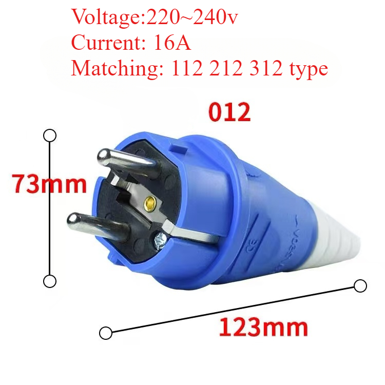 EU. Industriestecker-Fliegenbuchse SCHUKO wasserdicht 2PIN 16A IP44 IP54 verdeckte/wandige oberflächenmontierte Steckdose 200V 250V MÄNNLICH WEIBLICH: Armee Grün