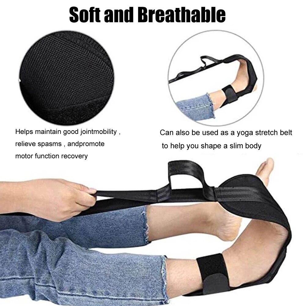 Joint Correction Ankle Ligament Pain Relief Calf Leg Flexibility Belt Rehabilitation Dancer Yoga Stretch Strap Plantar Fasciitis