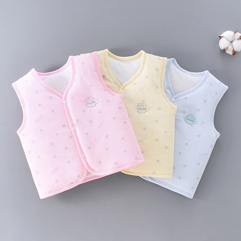 3 6 9 12 18 meses bebé chalecos de invierno sin mangas chaquetas cálidas sin mangas para niñas ropa de bebé chaleco infantil
