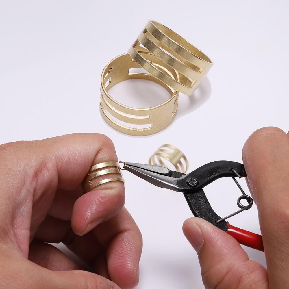 2 Stks/partij Vinger Ring Opening Helper Messing Ringetje Open Close Gereedschap Voor Sieraden Maken Bevindingen Diy Tool Accessoires