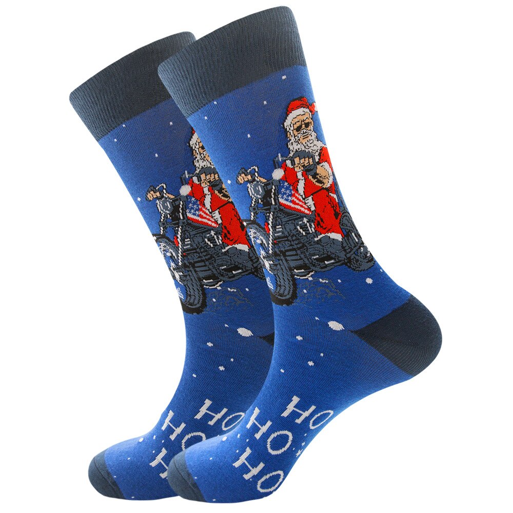 Christmas Socks Happy Socks Men Women Funny Santa Claus Christmas Tree Snow Elk Cotton Harajuku Year: 5