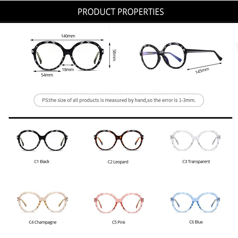 Pro acme  tr90 bågar runda blått ljus blockerande glasögon dam dator glasögon anti blått ljus glasögon lentes luz azul  pc1515