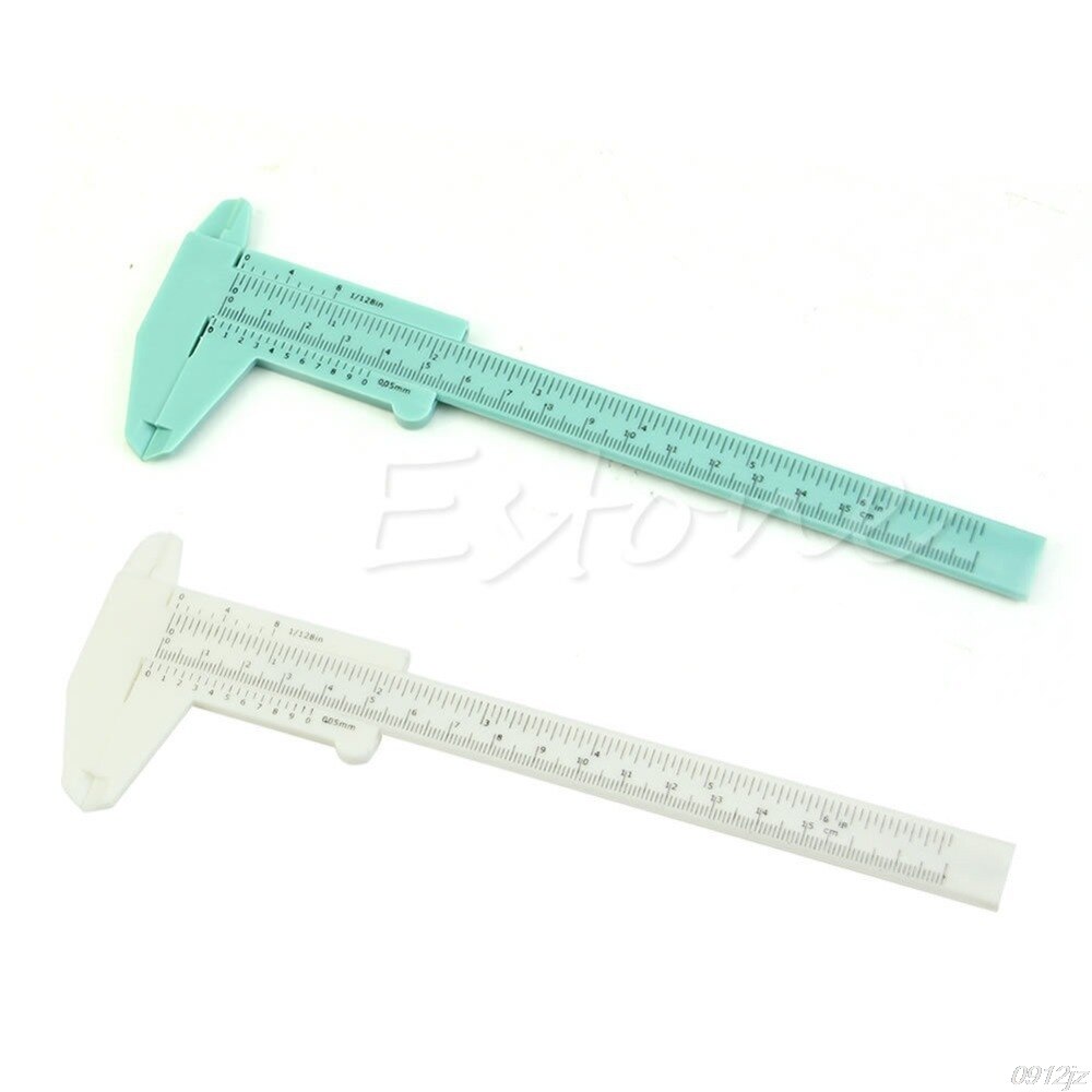 Calibro Per Aghi Da Cucito In Plastica | Righello Misura Aghi E Ferri | 160x40 Mm Con Fori Da 2 A 10 Mm