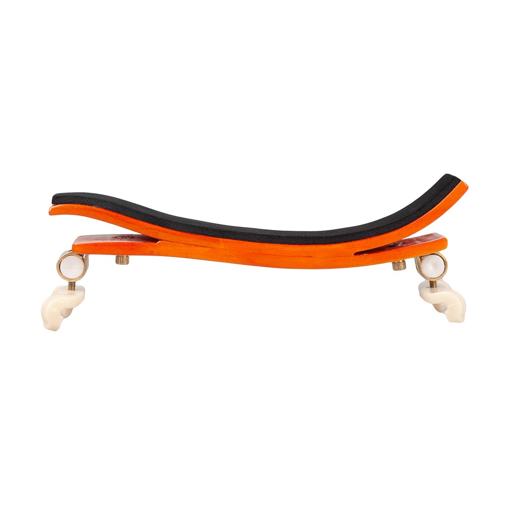 Adjustable Violin Shoulder Rest 3/4 4/4 Violin Pad Support Parts Fittings Bon Violin Shoulder Rest Foam Wood Violin: German Wood 44 43