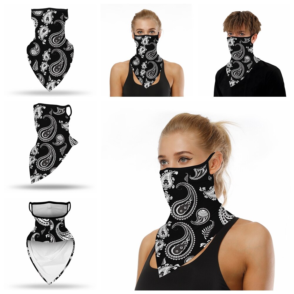 Multi-function Bandana Face Tube Neck Gaiter Balaclava Gaiter Headband Scarf Headwear Bandana Cap Outdoors Supplies