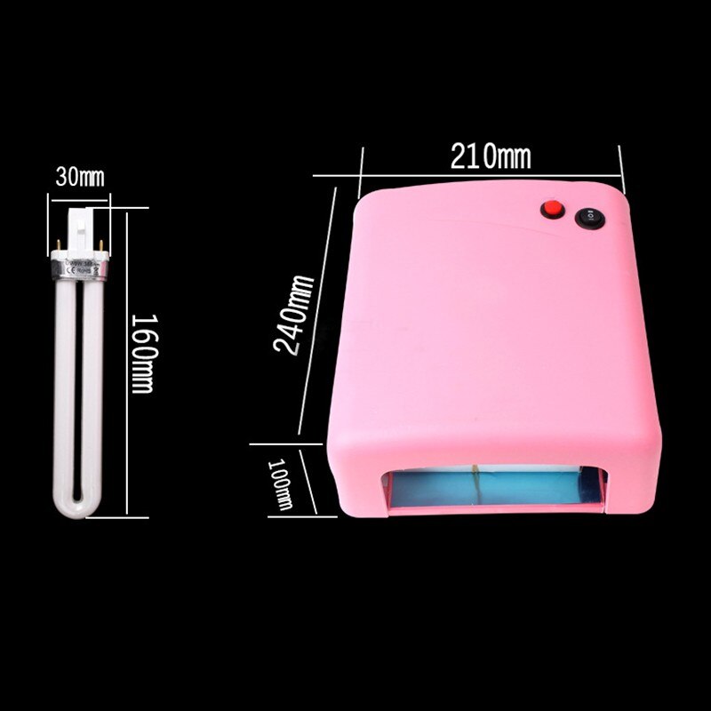 Professionele Gel Nail Droger 36 W UV Lamp 220 V Led Nail Lamp Curing Licht Nail Art Droger gereedschap