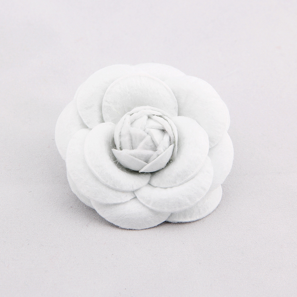 Broche pequeño de ramillete de de alta gama para hombres y mujeres, bufanda de seda de tela, hebilla, Pin, accesorios de ropa H1284: Color amarillo dorado claro