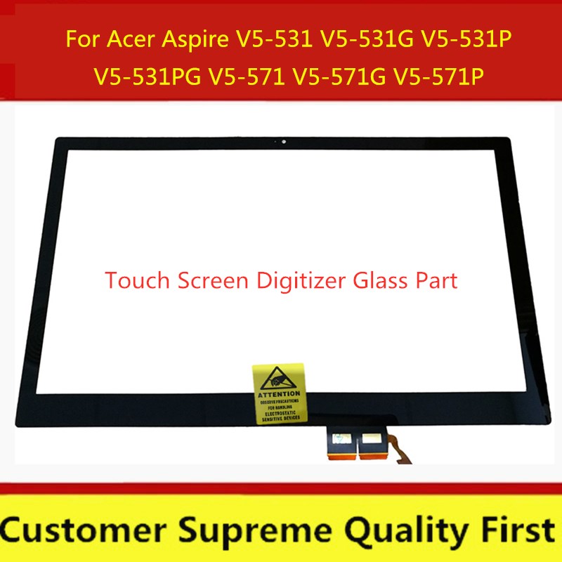 Touch Screen Glas Lens Digitizer 15.6 "Voor Acer Aspire V5-531 V5-531G V5-531P V5-531PG V5-571 V5-571G V5-571P