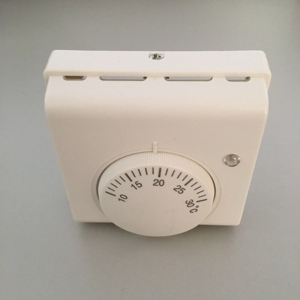 220VAC Mechanical Central Air Conditioner Thermostat Fan Coil Room Temperature Thermostat
