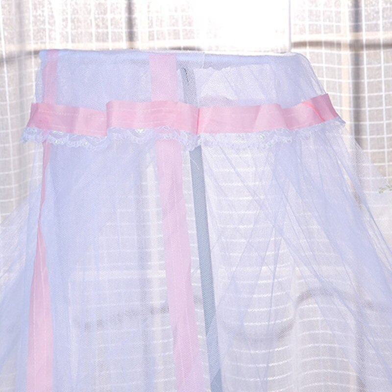 Solid Baby Bed Mosquito Net Breathable Insecticide Single-door Mosquito Net Summer Little Babies Protective Supplies