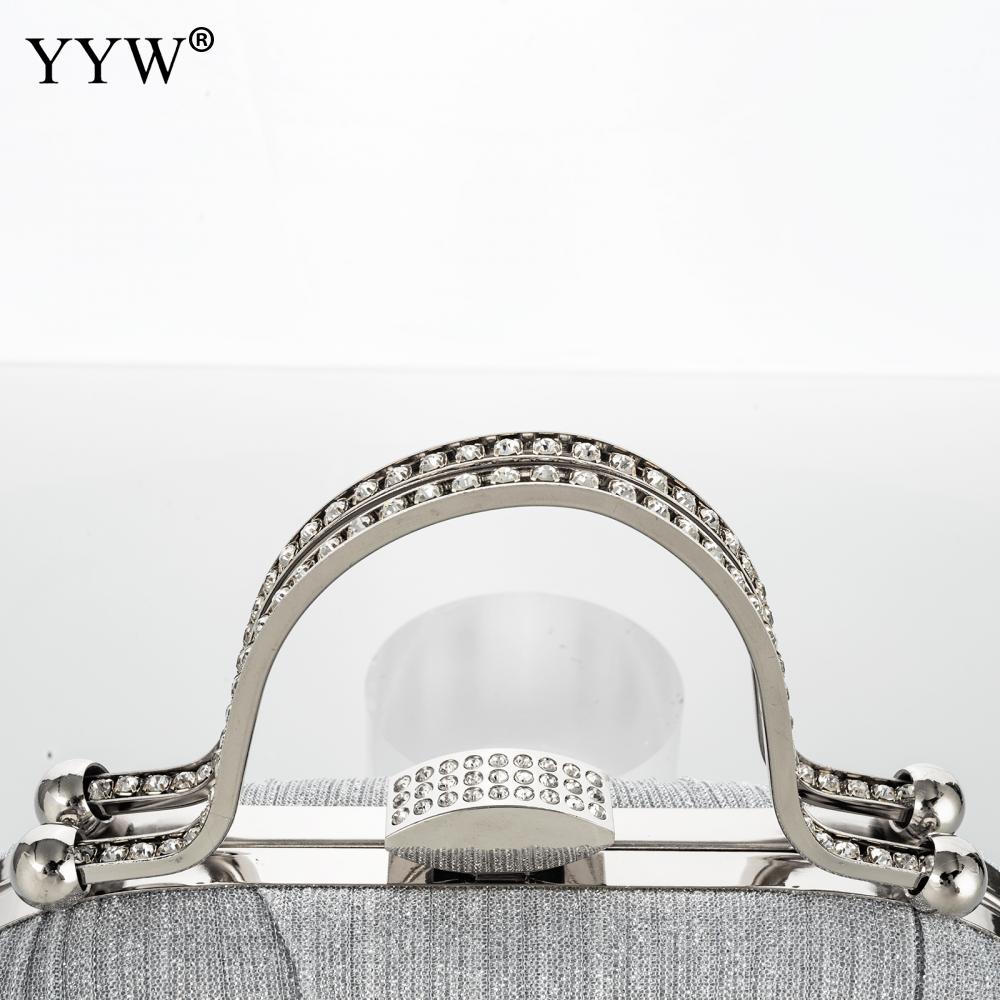 2024 Diamond Top Handle Women Evening Handbag Clutch Bags Glitter Sequins Rhinestone Female Daily Purse for Wedding Prom