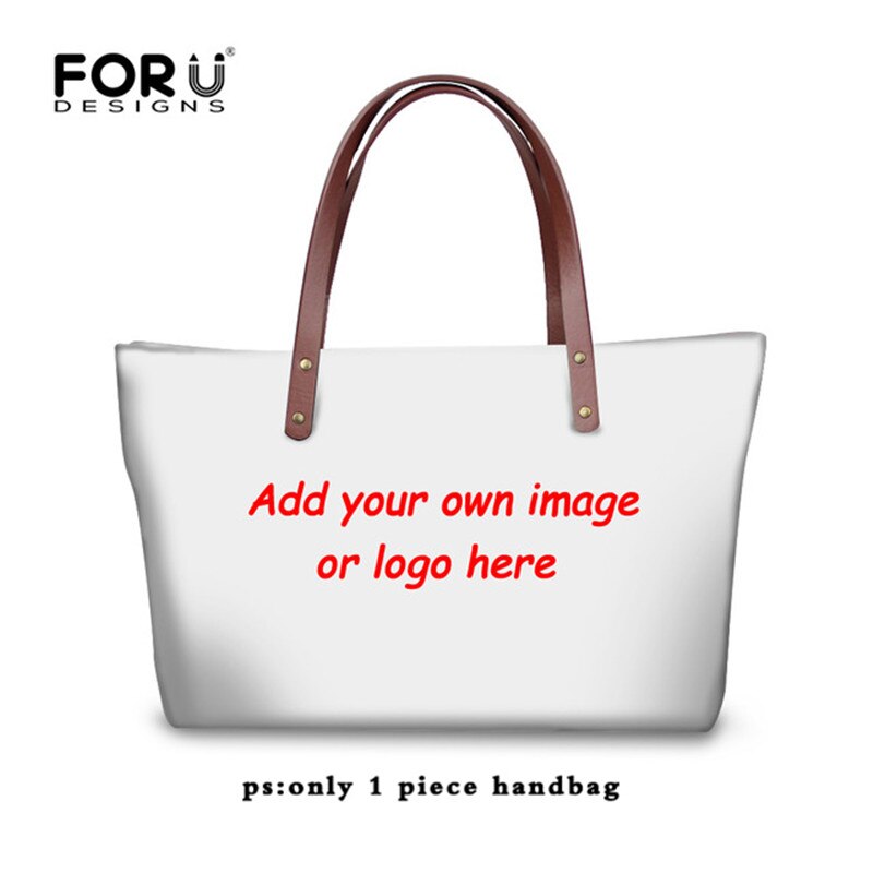 FORUDESIGNS Zipper torebki i portfele Cartoon pielęgniarka lekarz drukuj moda torby z bawełny dla kobiet podróż codzienna torba na ramię PU torebki: print your image-AL